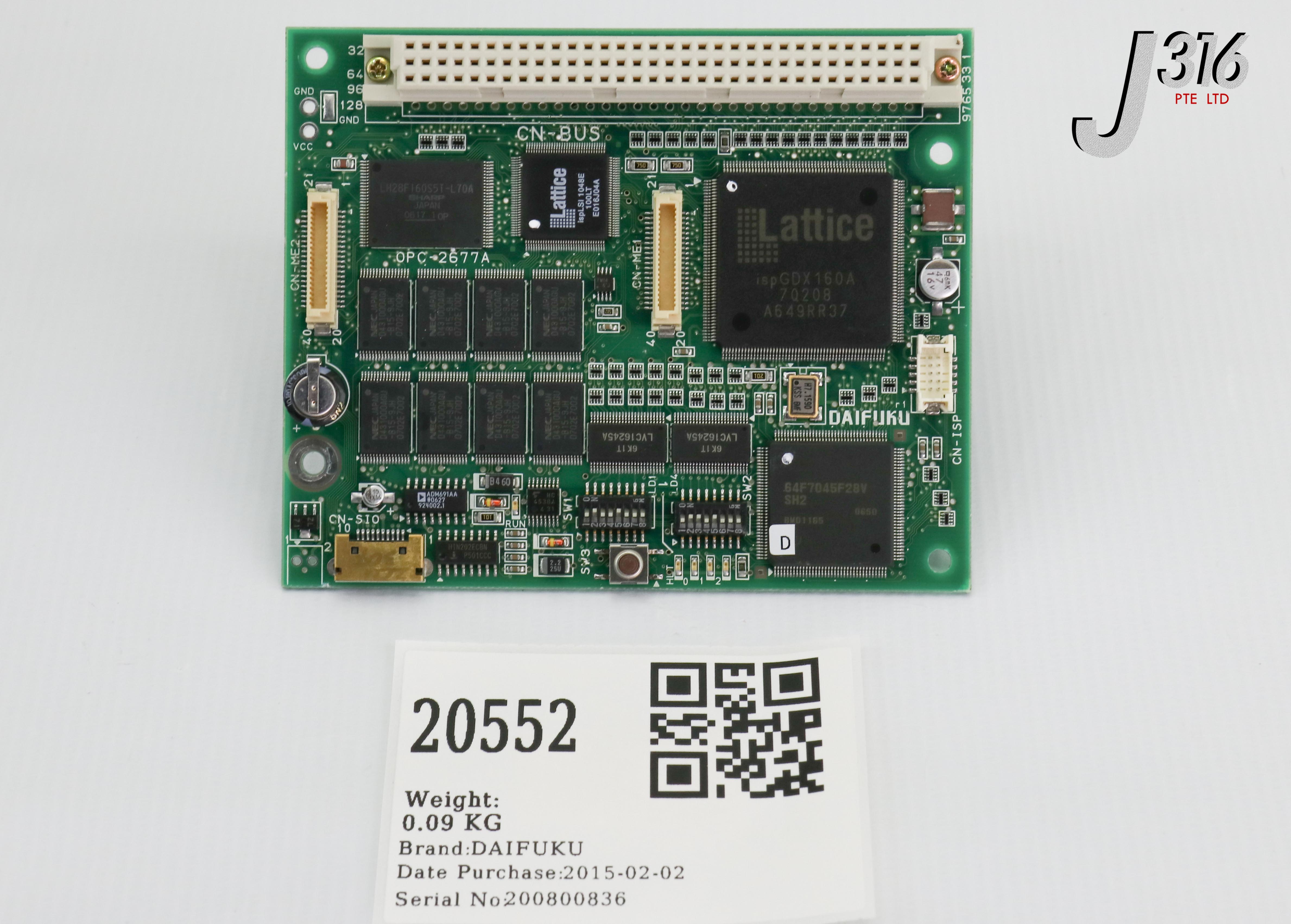 20552 DAIFUKU PCB ASSY, CN-BUS, CN-ISP OPC-2677A | eBay